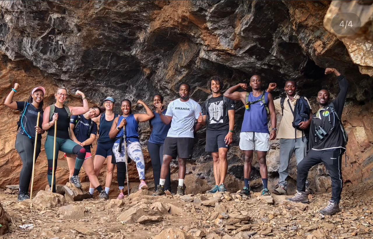 Hiking in Mount Jali as the pickpoint of Kigali City with its height around 2080 Meters above the sea level